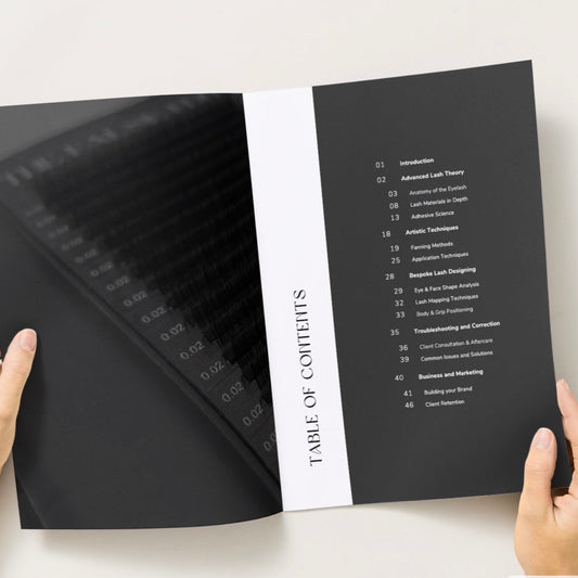 Custom Lash Extension Course - Table of Contents